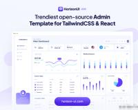 基于Tailwind CSS React的5个免费的仪表板和模板