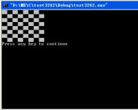 用C语言输出国际象棋棋盘示例代码